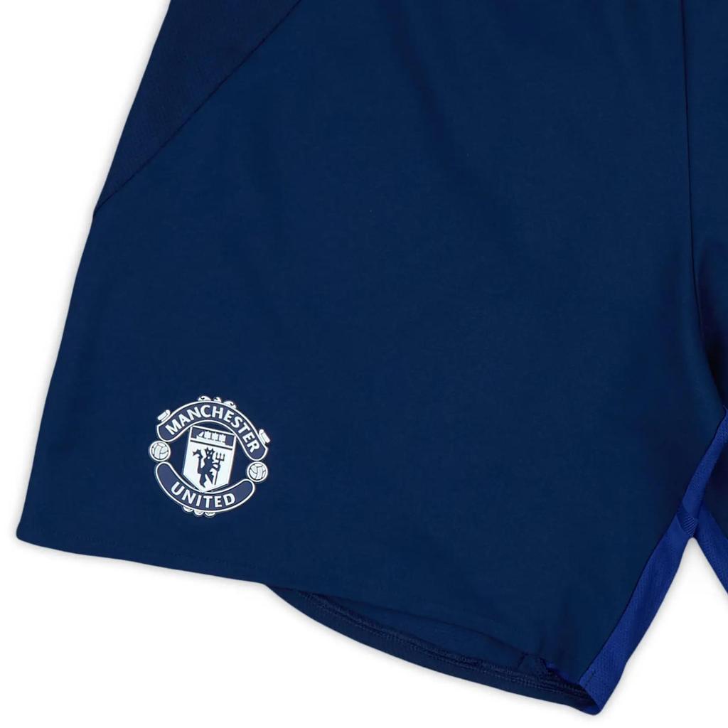 Adidas Manchester United 24/25 Season Away Logo Comfortable Breathable Slim Fit Versatile Color Block Football Pants Unisex Bottoms IU1385