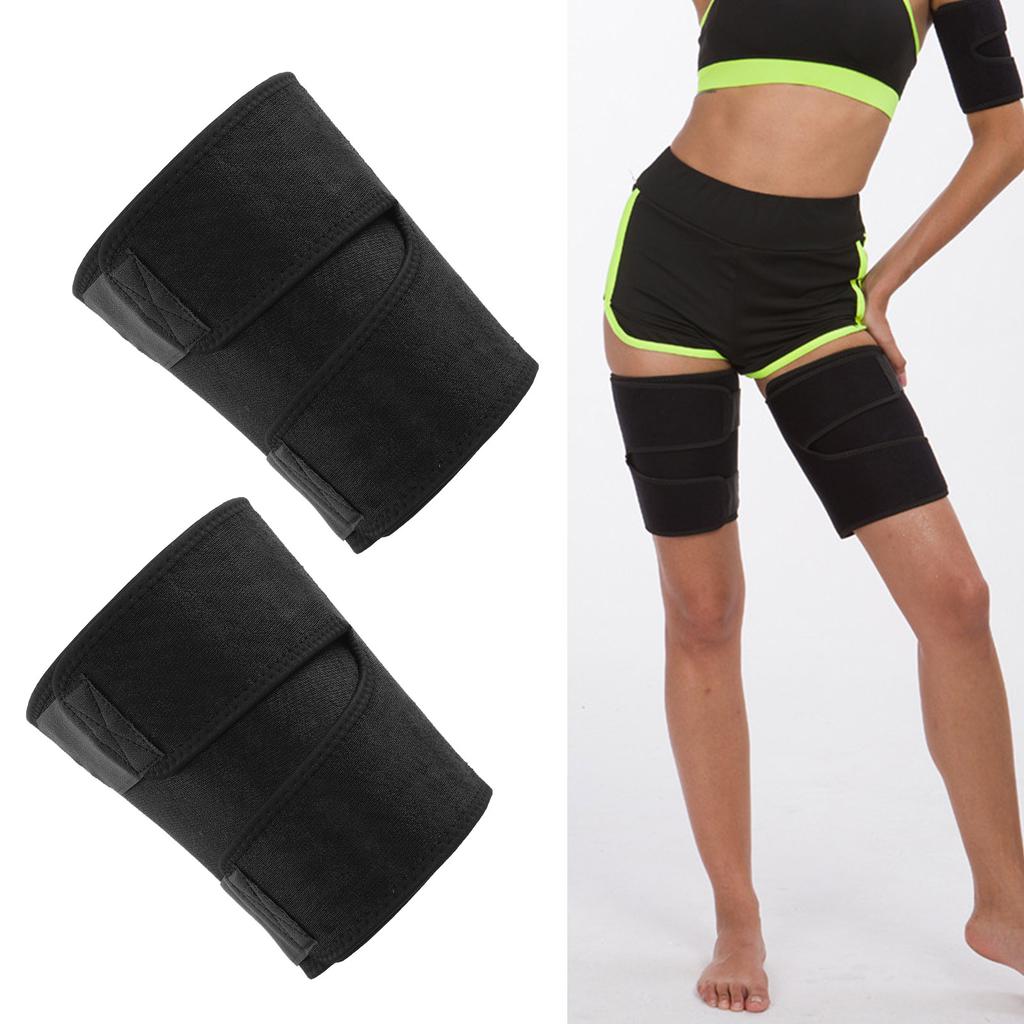1 Pair Thigh Compression Sleeve   Quadriceps Support Thigh Wraps Brace Support for Women and Men