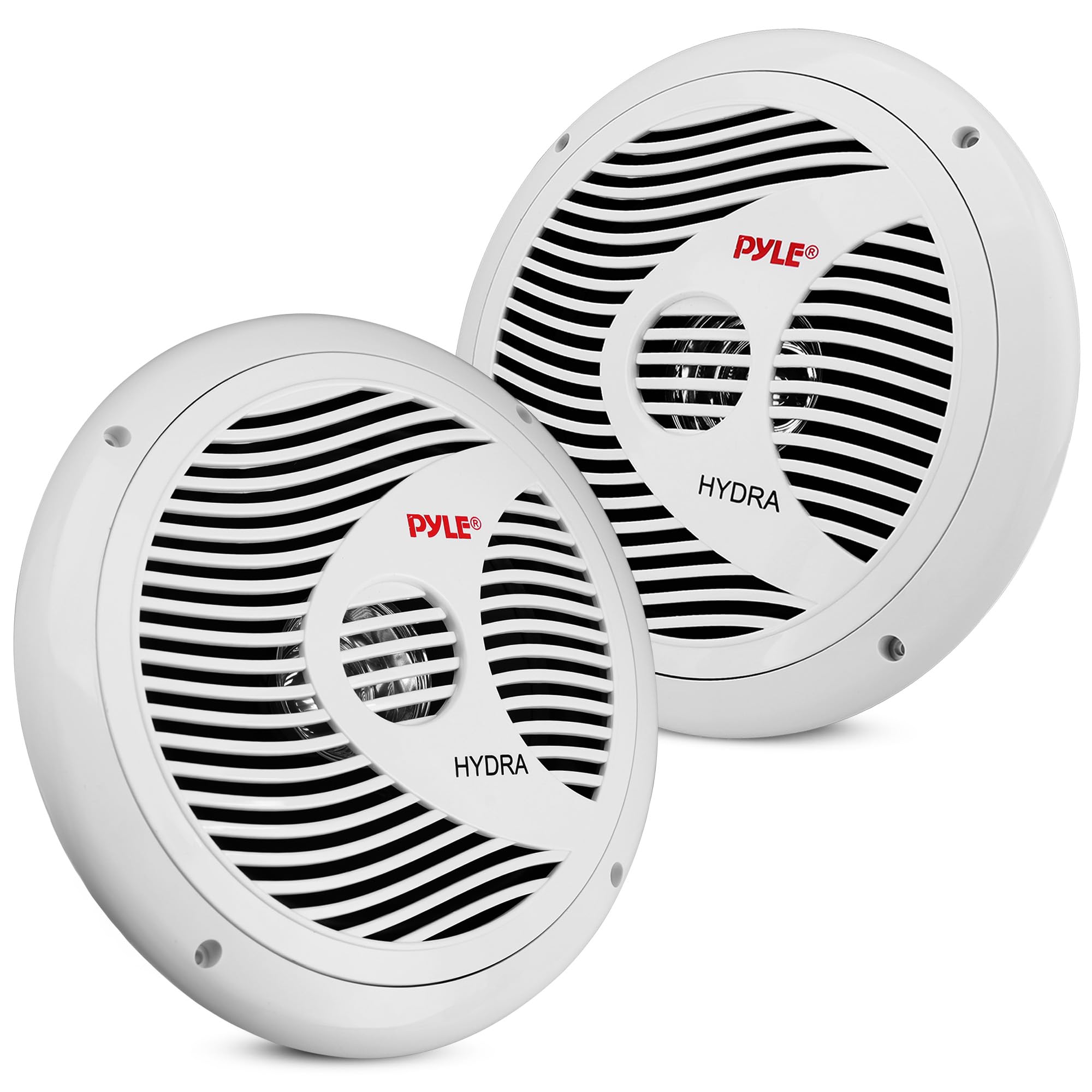 

Car Speakers of Marine Output Rated Output 4 80 Hz 18 Slim 18cm Warranty Included PLMR60W Pyle In-Way Full-Range (Set 2) - Waterproof, 2-Way Design,