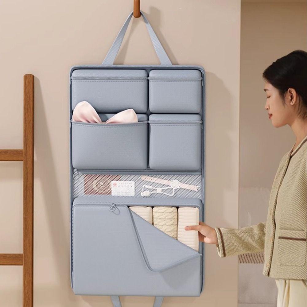 Multi Pockets Innerwear Separation Bag 7 in1 Foldable Trip Handbag  Travel Handbags