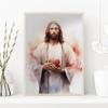 Jesus and The Cross Jesus Poster Christian Lamb of God Art Canvas Painting Christian Wall Art Picture  Living Room Home  Decor