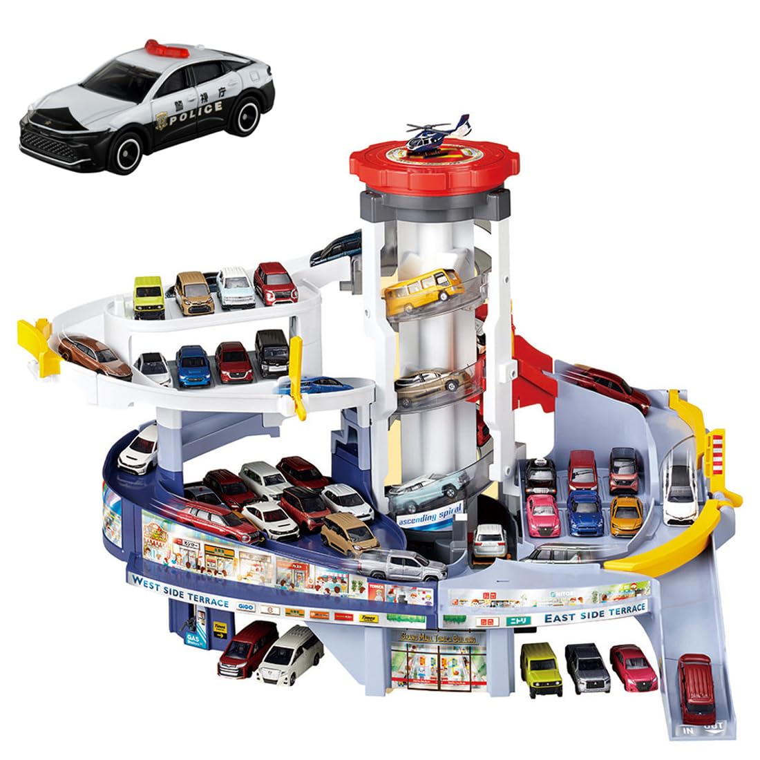

бонус TAKARA TOMY Tomica Grand Mall Здание Tomica 55-летие Миниатюрная игрушечная машинка для детей от 3 лет [Включено производителем] (Издание Tomica)
