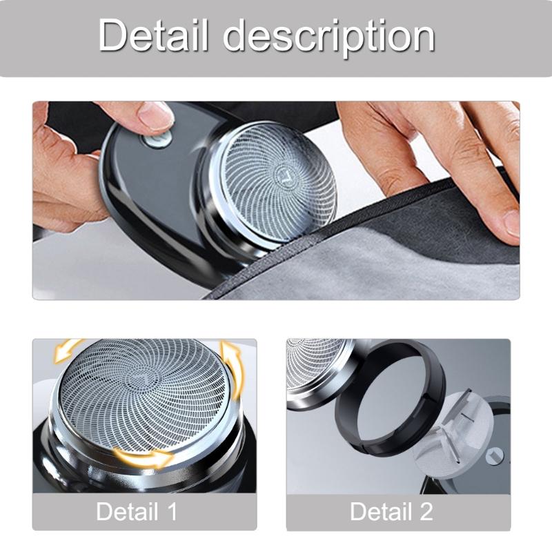 Fashion Fast Charging Mini Men's Shaver With Precise Blades Compact Beard Trimmer For Travel and Office