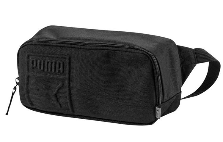 PUMA Fabric Crossbody Fanny Pack Small Unisex Black 075642-01