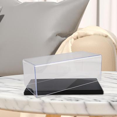 Klare Vitrine aus Acryl für die Arbeitsplatte, Box für 1:43 Modellautos, Schutzlagerung