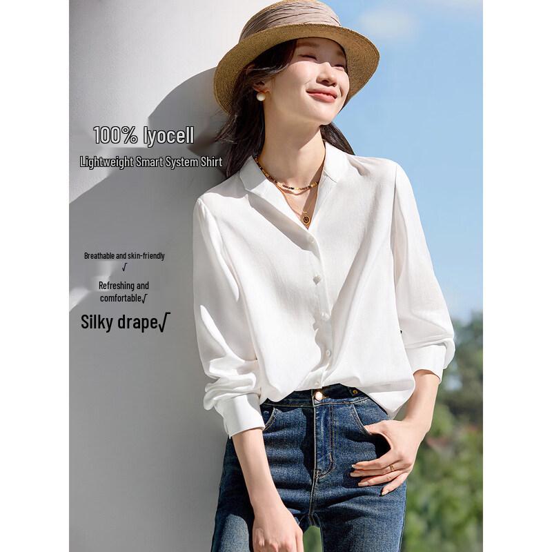 Women s Elegant 100% Lyocell Blouse 2XL