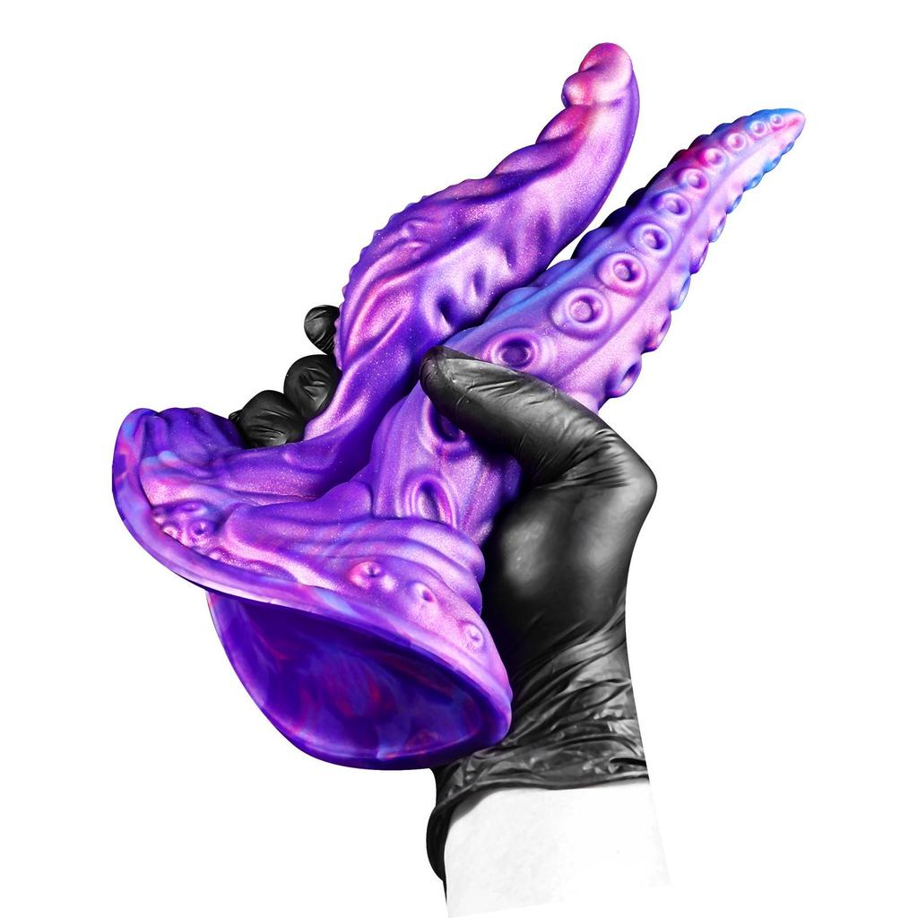 Bestselling Unique-Shaped Animal-Style Phallus – Double-Ended Masturbator – Silicone Dual Tentacles – Adult Sex Toy for Anal Use (Unisex)