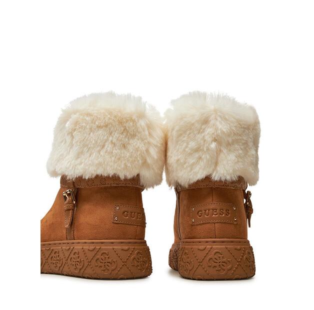 Brown Guess Uncie Ankle Boots FLFUNC ESU10