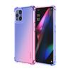 Clear Cute Gradient Phone Case Tenký odolný proti poškrábání Flexibilní TPU kryt Nárazuvzdorný ochranný kryt pro Oppo F9 F17 F19 Pro+ X2 Neo X3 X5 X6 X7 K11