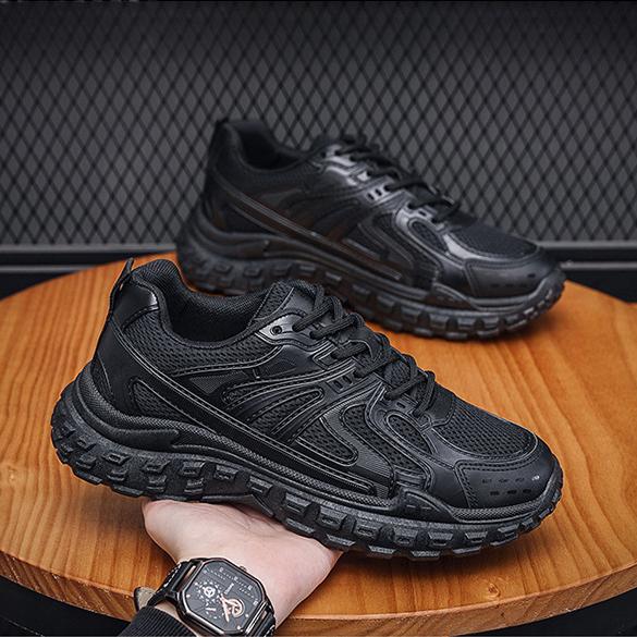 Pracovní ochranné boty Muži Jarní novinka Prodyšná síťovaná obuv Pánské Protiskluzové Odolné proti opotřebení Sportovní Obuv pro tátu Práce Stavby