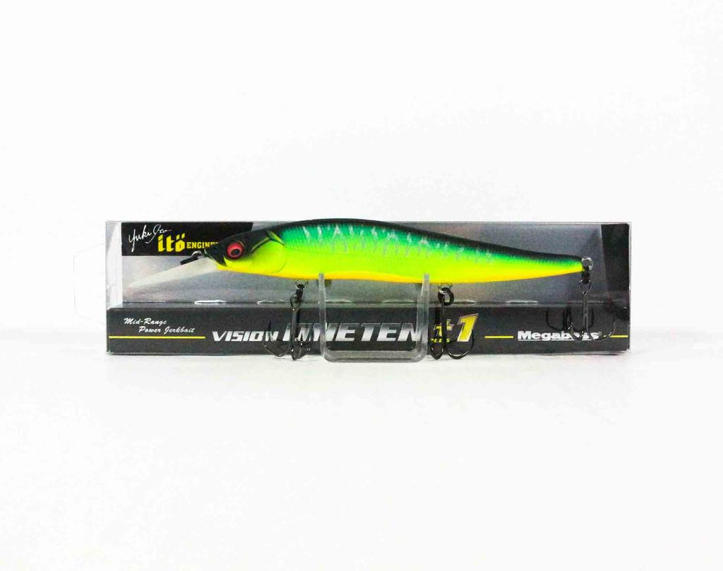 Megabass Vision 110 Oneten 1 Piede Esche Sospese Tigre Opaca (0478)