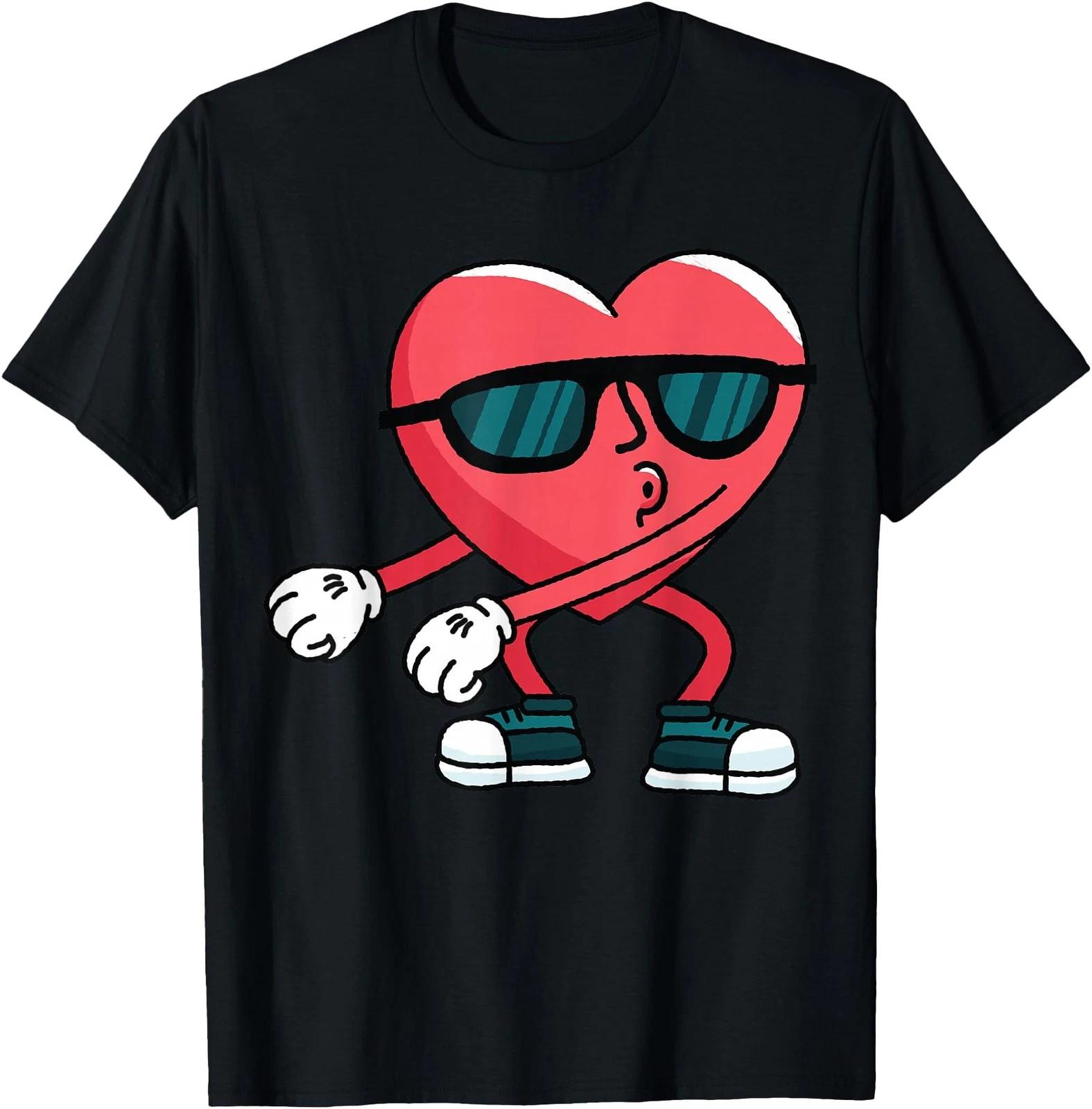 Valentine s Day Gift Idea Dancing Heart T shirt 4XL