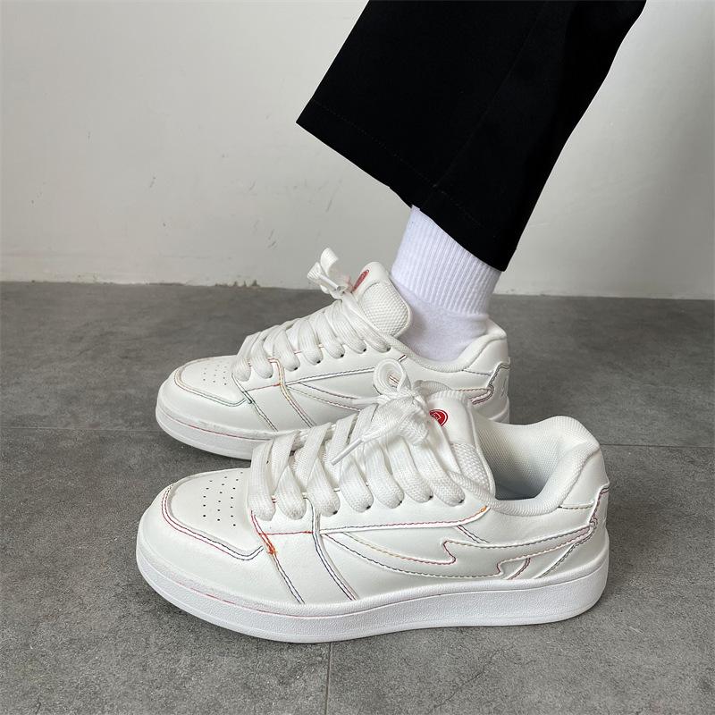 Hong Kong style platform bread shoes men's ins Guochao 2025 summer new couple leisure sports shoes student board shoes