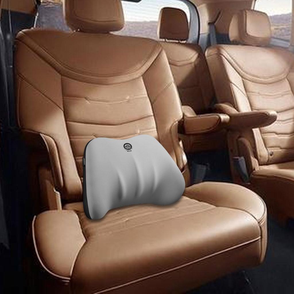 Car Lumbar Cushion Car Waist Support Made Of Memory Foam Memory Foam Seat Back Head Rest Pillow Breathable Support Pillow For