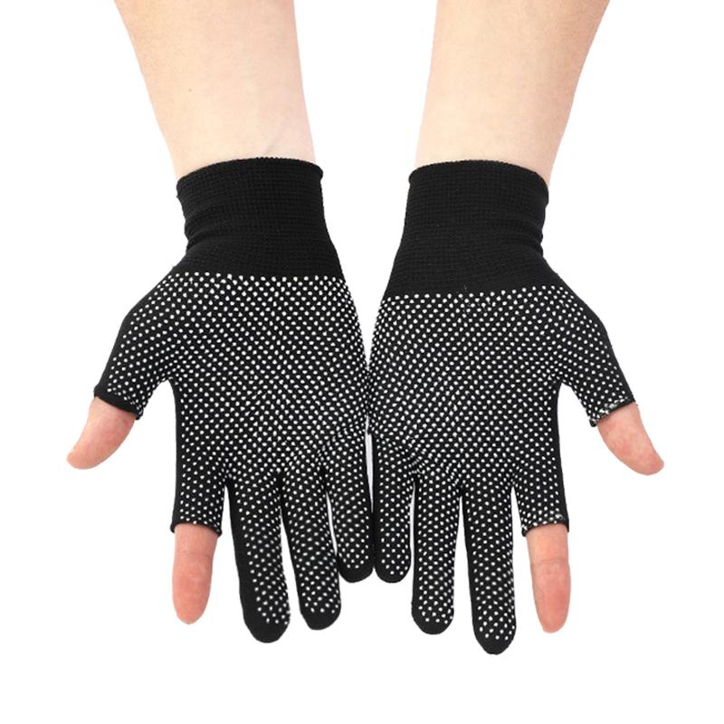 Rutschfeste Touchscreen Nylonhandschuhe Herren Damen Sommer Outdoor Reiten Sport Fitness Atmungsaktiv Rutschfest Sonnenschutz Halbfingerhandschuhe