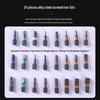 24-in-1 Multifunctional S2 Steel Ratchet and Screwdriver Tool Set