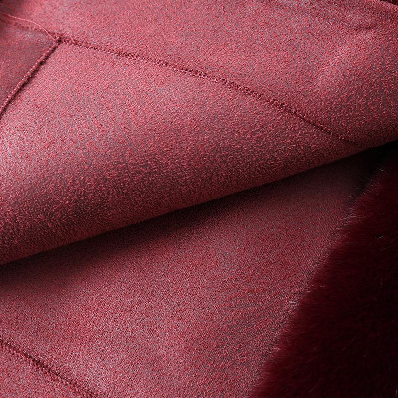 Luxurious Winter Faux Fur Jackets for Women Thick Warm Outerwears Elegant Middle-aged Women's Fur Coat