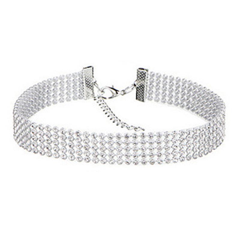 Classic Crystal Charm Pendent Short Necklace For Women Collar Clavicle Chain Romantic Valentine 'S Day Jewelry Gift Choker Dz465