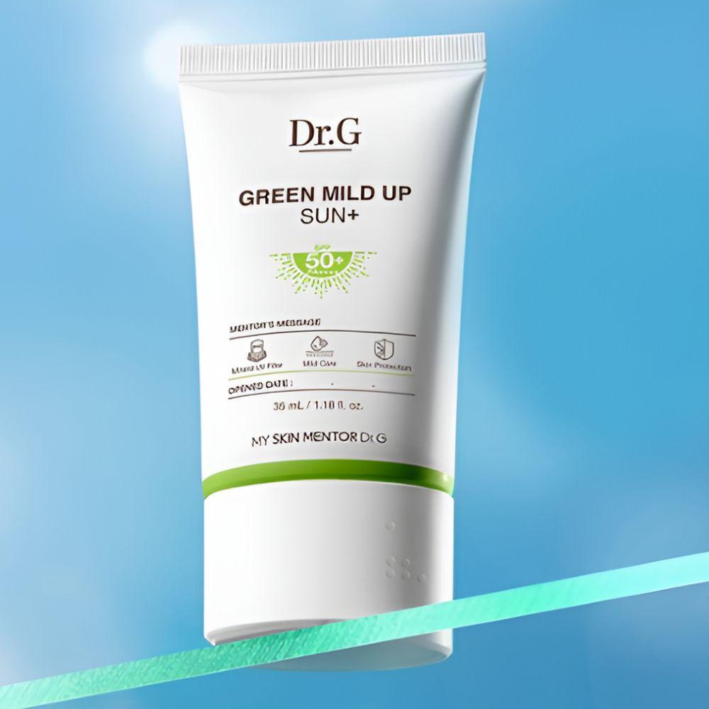 Dr.G Green Mild Up Sun Plus SPF50+ PA++++ Mineral Sunscreen Sensitive Skin Sun Cream 35ml x 2
