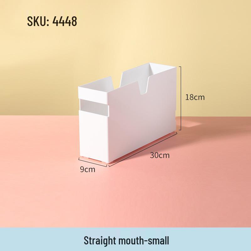 Vysoká nástěnná úložná krabice s rukojetí - Kuchyňský organizér koš pro horní police