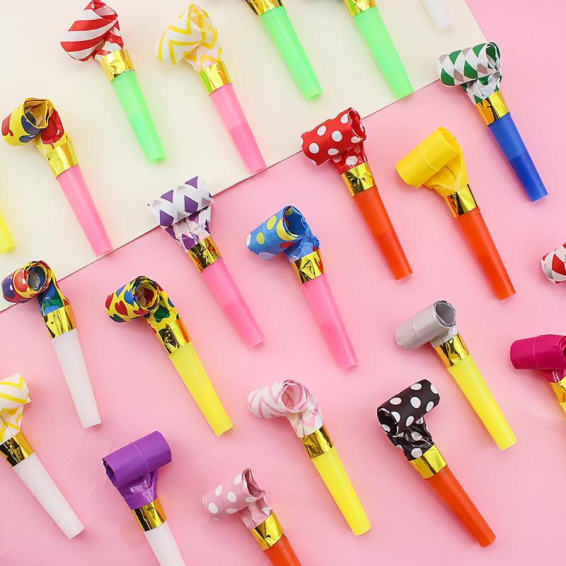 

Большие Цветные Дудки с Завитушками - Чирлидинг и Подарки на День Рождения