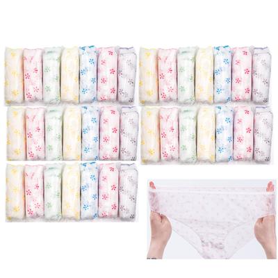 Disposable Set of Disposable Pants with for for Travel and Hospital Made from Individually Packaged [masamilk] Women's Shorts, 35, Pouch, Women,