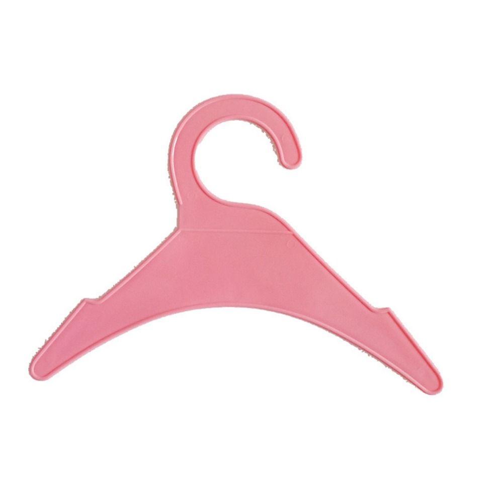 12pcs/set Plastic Dog Apparel Hangers Anti-Skid Small Hangers Pet Clothes Hangers  Hanging Clothes