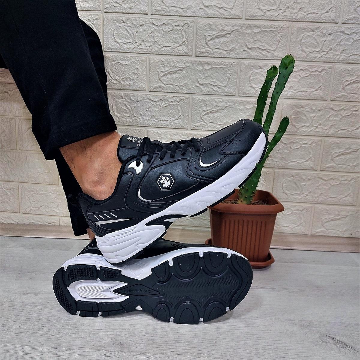 

Lumberjack Pol Pu Black Memoryfoem Comfortable Sole Sports Shoes 41 чорний