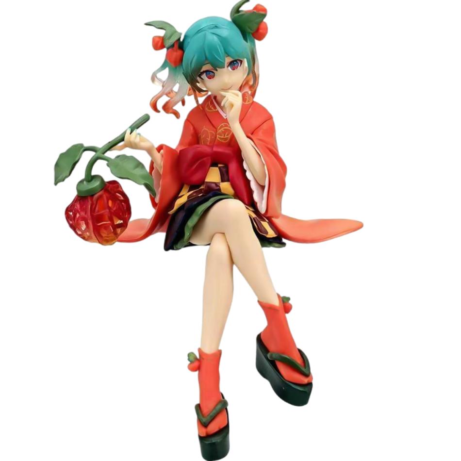 Multiple Styles Hatsune Miku Anime Figures Cute Miku Collectible Figurines Desktop Decoration Birthday Present  In Stock