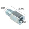 2pcs Motorcycle Scooter Mirror Adapters 8mm Female Clockwise To 8-10mm Male Clockwise Mirror Adapters Clockwise Threaded Screws