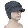 Thickened Winter Hat Warm Windproof Ski Beanie Hat Casual Knitted Hat  Birthday Gift
