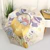 1pc Halloween Stars Moon Night Umbrella with Plastic Handle,Suitable for All Seasons Home Travel Outdoor UmbrellaSanlio350