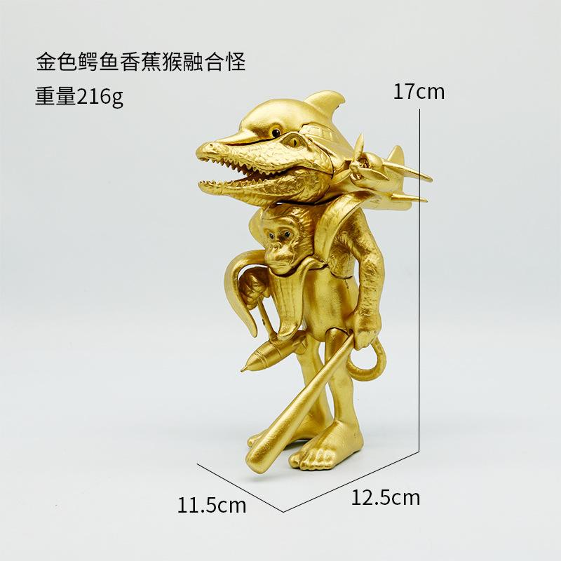 Tung Tung Sahur Action Figure Toy Tralalero TralalaLiriLi LarllaBoneca Ambalam Figure Toys Figurines Desktop Ornament