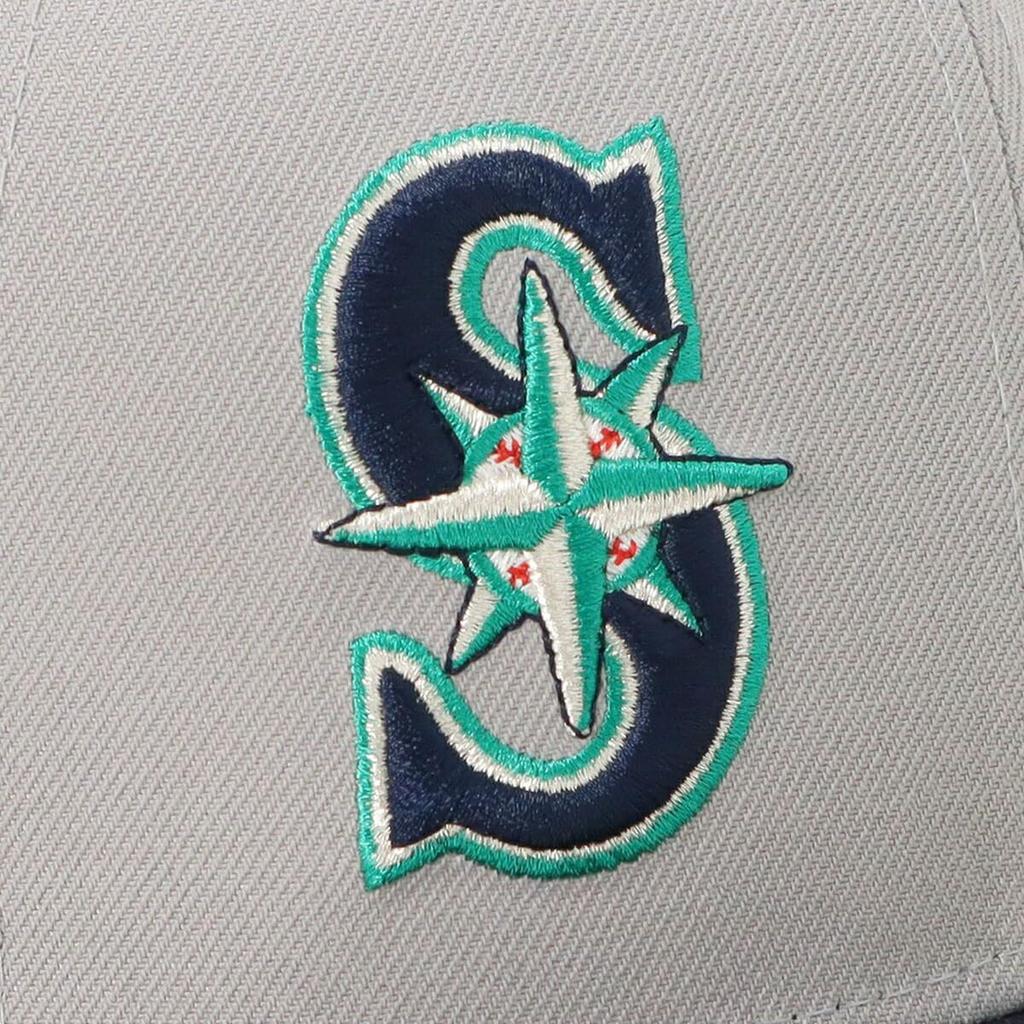 New Era 59FIFTY Ichiro MLB Hall of Fame Induction Commemorative SEA Size 7 MLB25 ICHIRO HOF 59FIFTY SEAMAR JP Cap, Gray/Navy, 3/8,