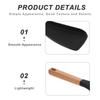 2pcs Silicone Spoonula Heat Resistant Silicone Cooking Spoon Non-Stick Spatula Spoon Kitchen Utensil for Mixing Serving White