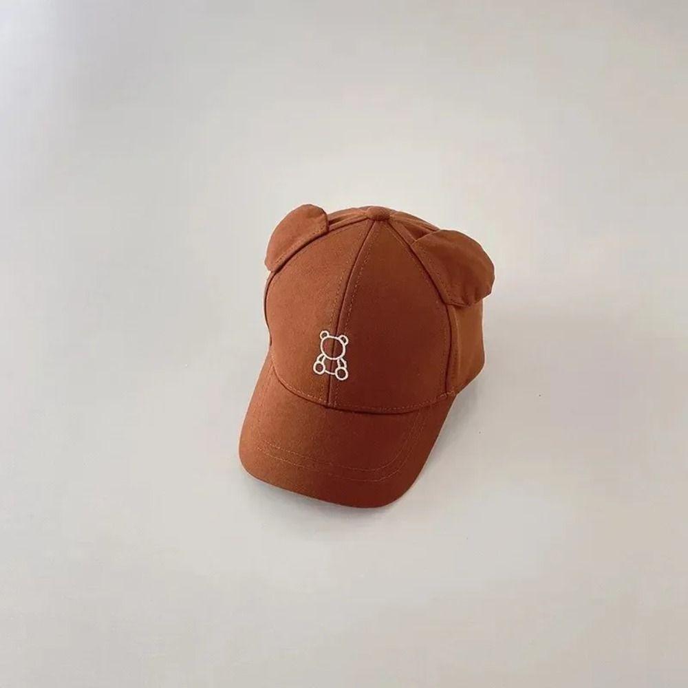 Adjustable Baby Baseball Hat Cute Children Sports Hats Simple Baby Sun Visor Hat Travel