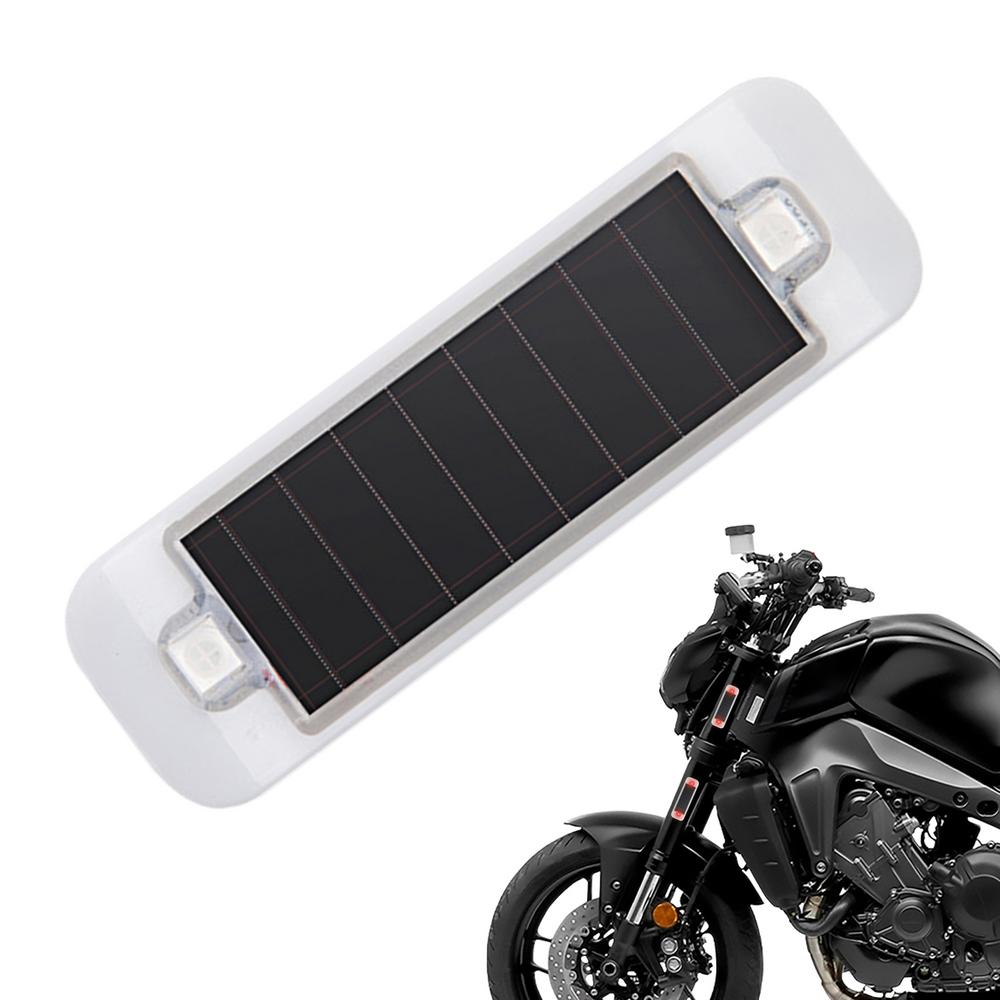 Światła Tylne Rowerowe Czujnik Wibracji Światło Solarne do Pojazdów Wodoodporne Samoprzylepne Światła Rowerowe do Pojazdów i Motocykli