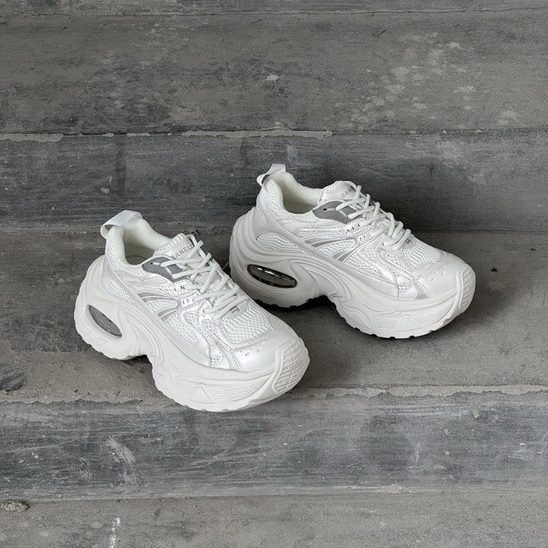 Thick-soled mesh breathable dad shoes women's spring and summer new versatile height-increasing muffin bottom casual sports shoes