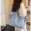 Korean Fashi Canvas Tote Bag for Women Large Capacity Student Book Bag High Quality Shoulder Handheld Shopper Purse for Girls