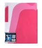 KOKUYO Novita Fixed Type Pocket Book A4 Pink La-N210P with 2 Pockets and 8 Inner Pockets