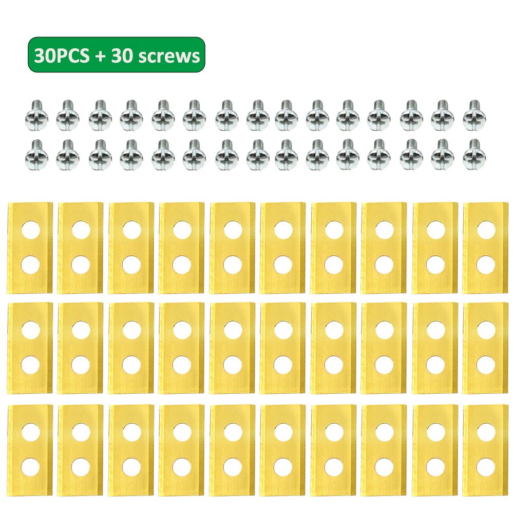 30PCS Stainless Steel Blades For Worx Landroid Lanmower WG754E WG791E Replacement Blade Lawn Mower Blade