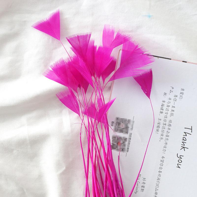 50Pcs18 Color Feather Decoration Diy Handmade Materials Small Butterfly Color Feather Decoration Headgear Clothing Accessories