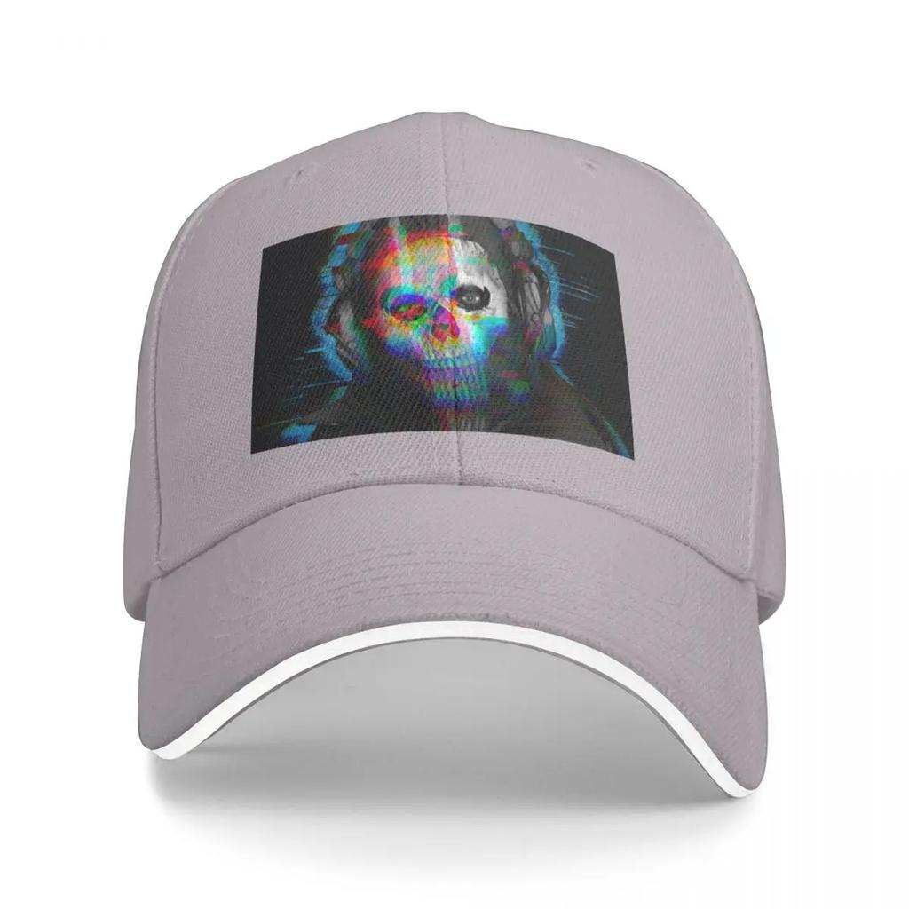 Ghost Glitch Baseball Cap Rugby Sailor Cap for Men Hat Man Luxury Kids  Womens Mens