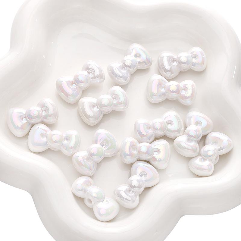 Acrylic AB Color Star Love Bow Bead Diy Handmade Beaded Bracelet Mobile Phone Chain Material