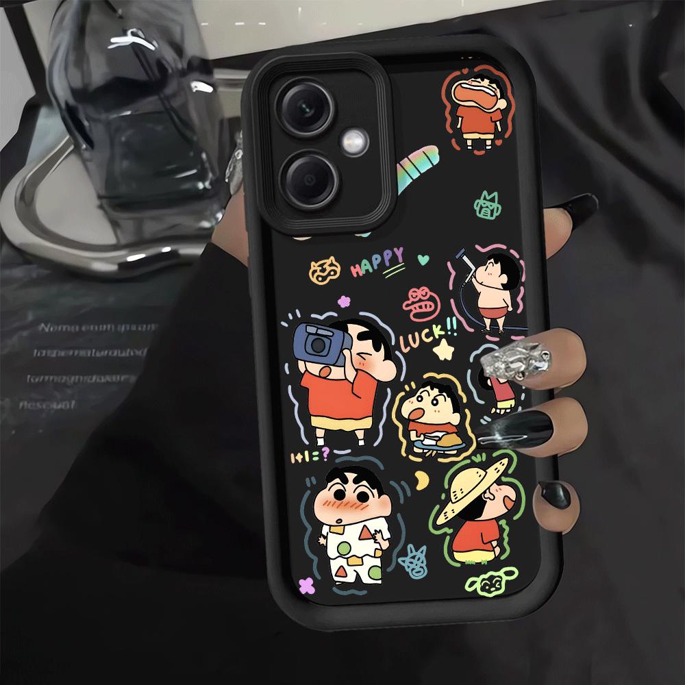 Phone Cover Case for Xiaomi Redmi Note 14 Pro Plus 10 A1 A2 A3 A4 11 11s 13C Note 13 12s 12 14C 12C Colorful Crayon Shin Chan