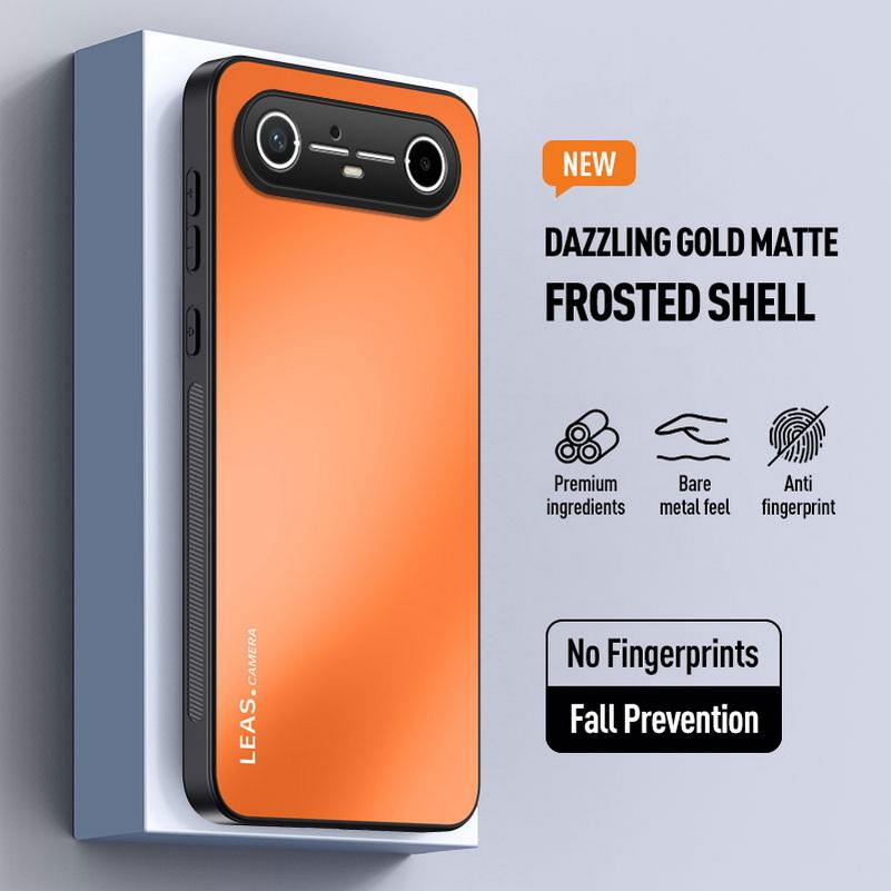 

AG Matte Back Panel Metal Magnetic Bracket Holder Case For Tecno Pova Slim tecno Spark Slim Protective Cover Tecno Spark Slim