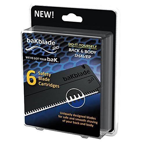 Lame di ricambio - bakblade - 2.0 - confezione da 6 - lame seghettate - sistema dry-glide