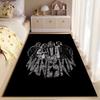 Maneskin Band Graphic Carpet suitable as a non-slip mat for the living room or bedroom sofa