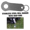 [Hot Leathers] Bell Hanger Stay for Guardian Bell, Choose Stainless Steel or Chrome, Normal Stainless Steel