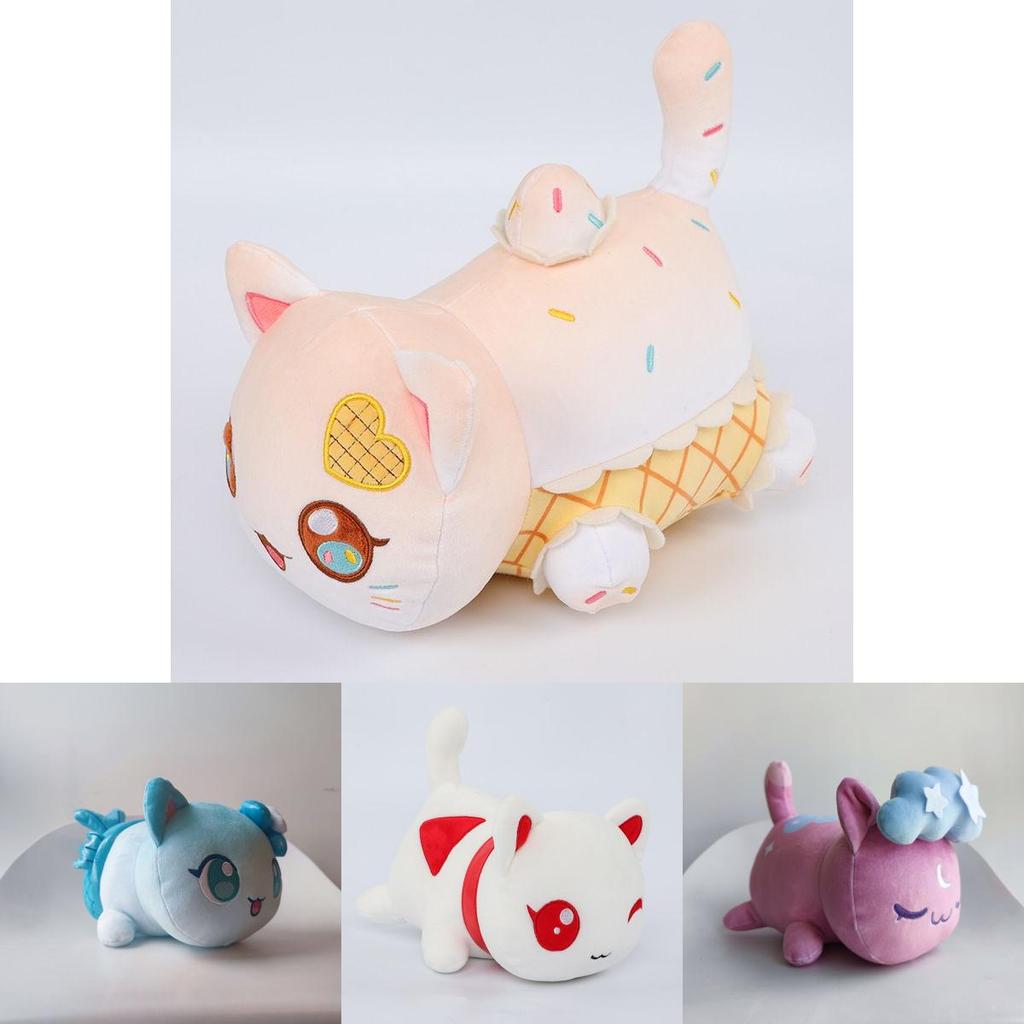 Cute Aphmau Cat Plush Toy Soft And Luminous Stuffed Pillow For Fans Collectors And Kids